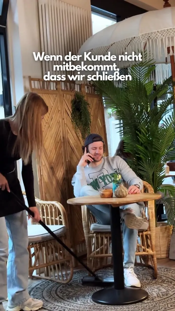 Kunde, wenn Feierabend ist