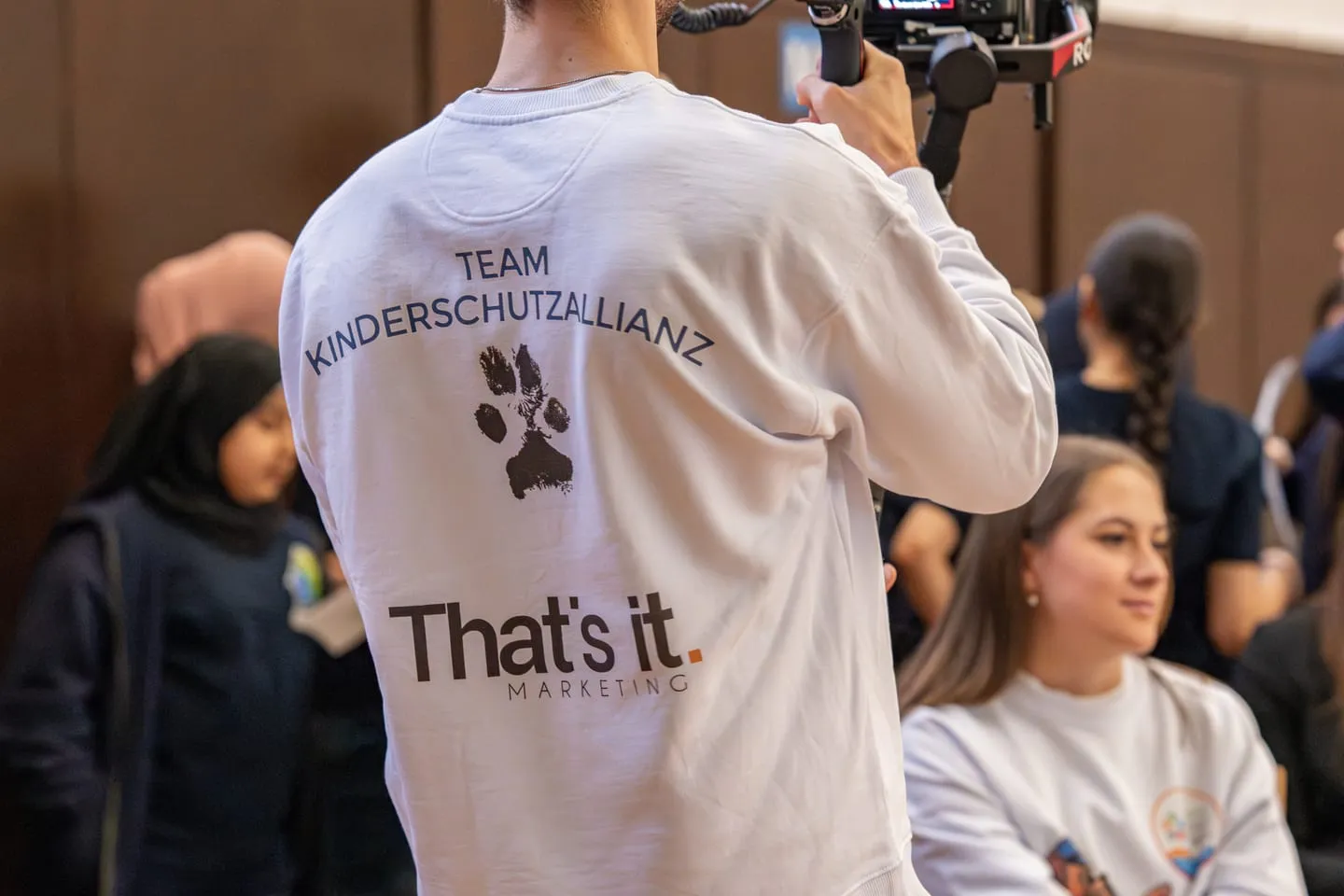 Videodreh mit Kindern für die Kinderschutzallianz